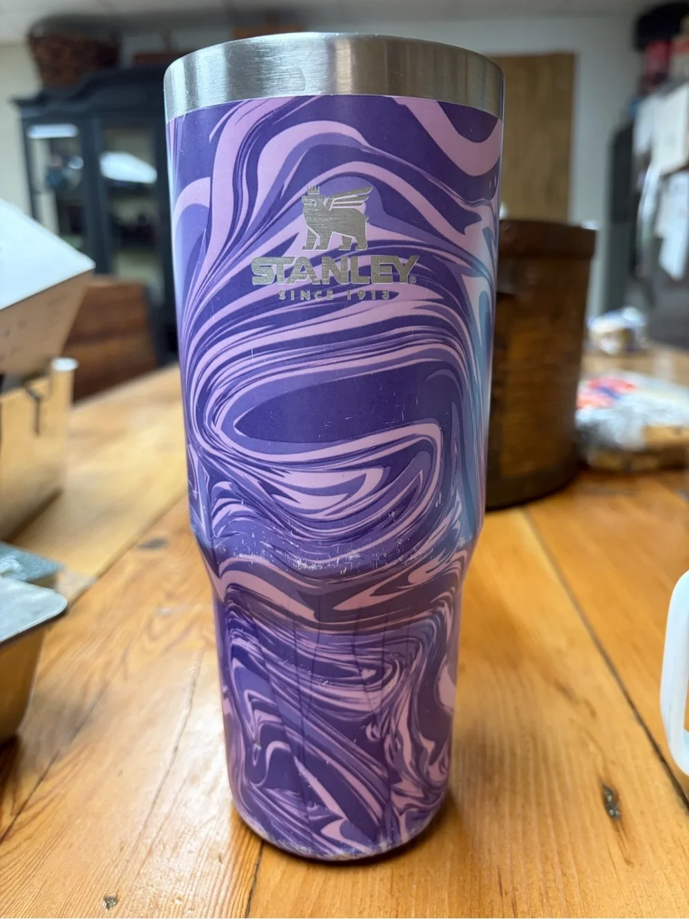 Stanley Purple Marble Insulated Tumbler - Picture 1 of 8